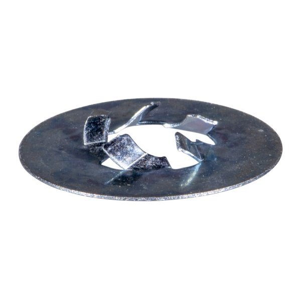 6mm x 17mm Zinc Plated Steel Push Nut Bolt Retainers 15PK, Midwest Fastener, Mfr#: 933605